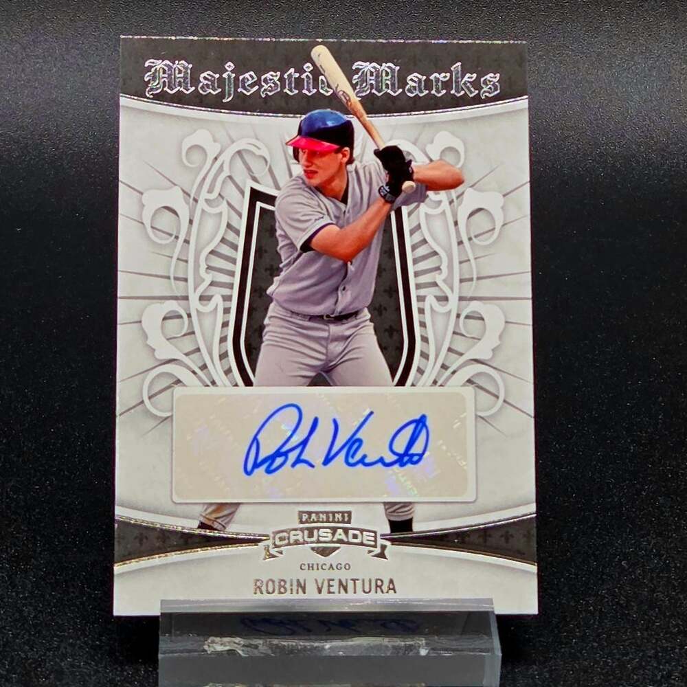 Robin Ventura 2024 Crusade Majestic Marks Auto Chicago White Sox Star